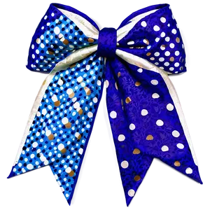 Polka Dot Cheer Bow Png 23 PNG Image