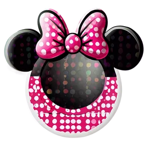 Polka Dot Minnie Mouse Design Png Tfy PNG Image