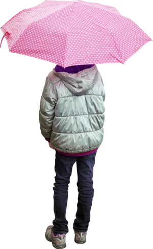 Polka Dot Umbrella Protection PNG