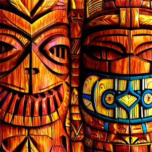 Polynesian Tiki Carving Png Dmr83 PNG Image