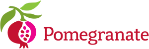 Pomegranate Logo Design PNG Image