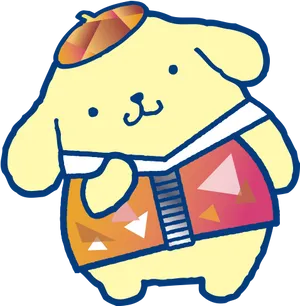 Pompompurin Sanrio Character PNG Image