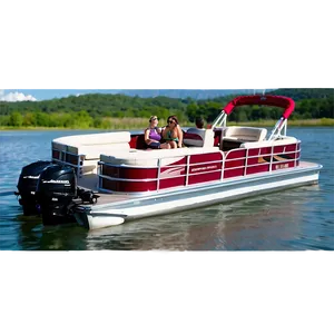 Pontoon Boat Rental Service Png Vmh45 PNG Image