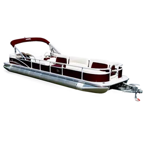 Pontoon Boat With Led Lighting Png 24 PNG Image