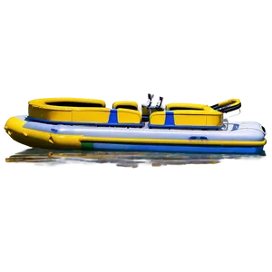 Pontoon Boat With Water Slide Png Yet11 PNG Image