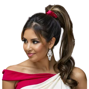 Ponytail For Prom Png Bfy PNG Image