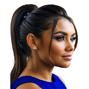 Ponytail For Prom Png Qrk64 PNG Image