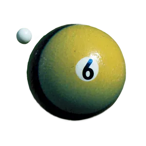 Pool Ball On Green Felt Png 4 PNG Image