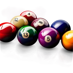 Pool Balls In Light Png Buc54 PNG Image