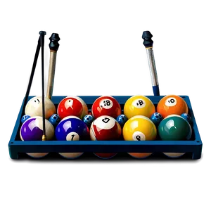 Pool Balls In Rack Png 06292024 PNG Image