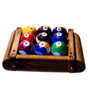 Pool Balls In Rack Png Ork77 PNG Image