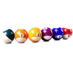 Pool Balls Isolated Png 06292024 PNG Image