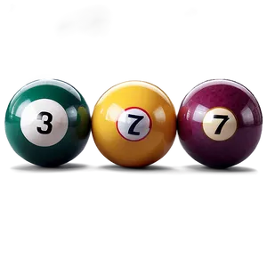 Pool Balls Isolated Png Gct PNG Image