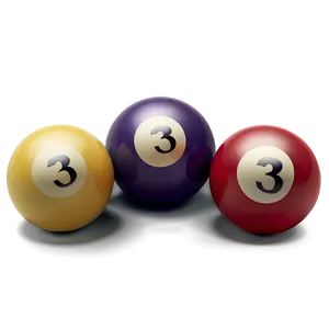 Pool Balls With Shadows Png 93 PNG Image