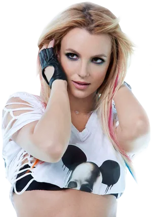 Pop Starin Mickey Mouse Shirt PNG Image