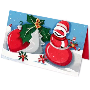 Pop Up Christmas Card Png Uxs21 PNG Image