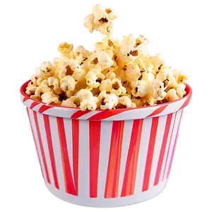 Popcorn Bucket With Butter Topping Png Lch2 PNG Image