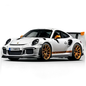 Porsche 911 Gt3 Rs In Action Png Pkh PNG Image