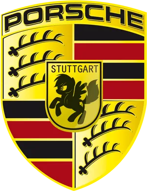 Porsche Crest Logo PNG Image