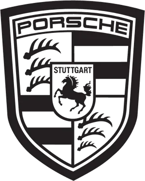 Porsche Crest Logo PNG Image