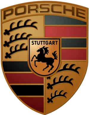 Porsche Crest Logo PNG Image