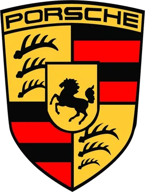 Porsche Crest Logo PNG Image