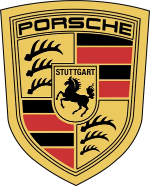 Porsche Crest Logo PNG Image