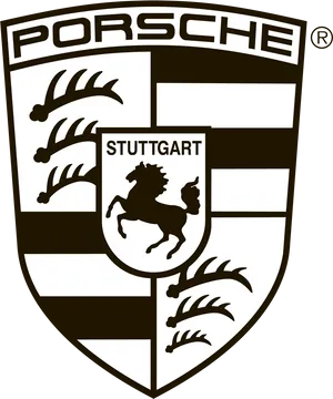 Porsche Crest Logo PNG Image