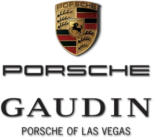 Porsche Gaudin Dealership Logo PNG Image