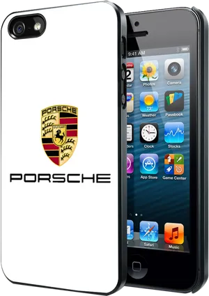 Porsche Logoi Phone Case PNG Image