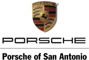 Porsche Logowith Dealership Name PNG Image