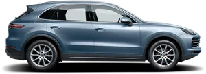 Porsche S U V Side View PNG Image