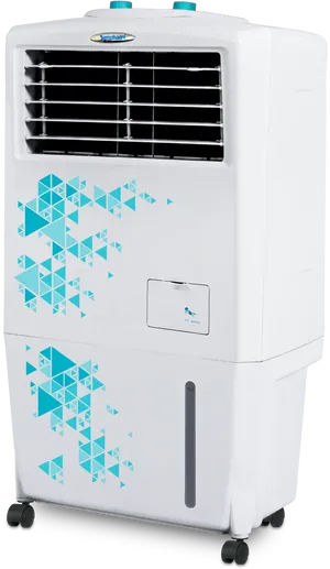 Portable Air Cooler White Design PNG Image