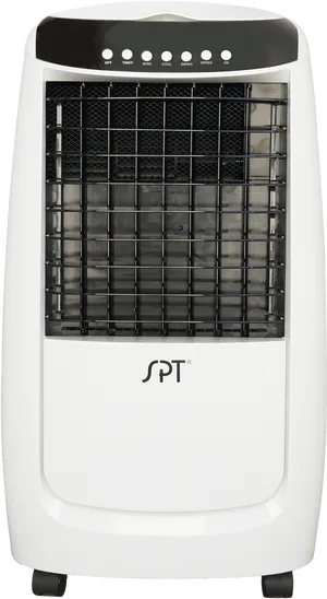 Portable Air Cooler White Product Image PNG Image