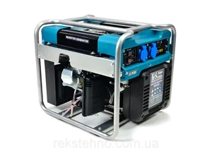 Portable Inverter Generator Blueand Black PNG Image