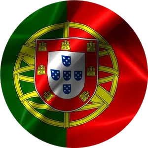 Portuguese Flag Crest PNG Image