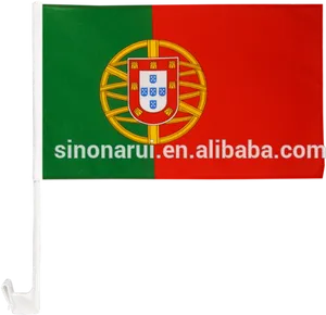 Portuguese National Flagon White Stand PNG Image