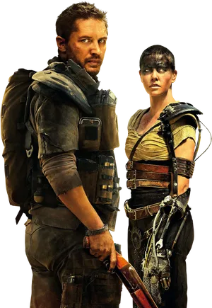 Post Apocalyptic Duo PNG Image