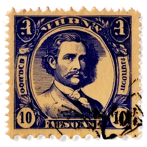 Postage Stamp D PNG Image