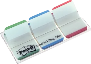 Postit Durable Filing Tabs Pack PNG Image