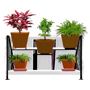 Potted Plants In Balcony Settings Png Hfe30 PNG Image