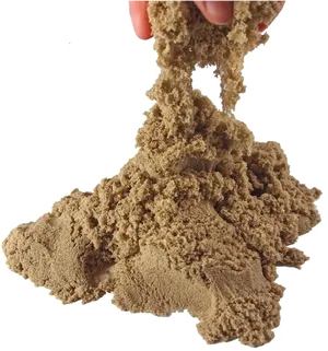 Pouring Sand From Hand PNG Image