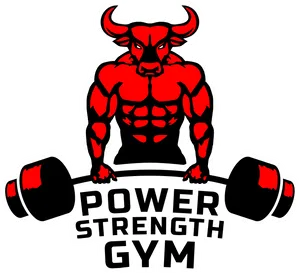 Power Strength Gym Logo PNG Image