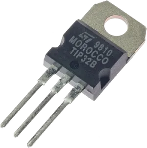 Power Transistor T I P32 B PNG Image