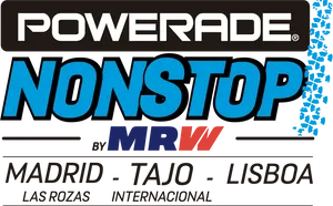 Powerade Non Stop Madrid Tajo Lisboa Event Logo PNG Image