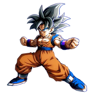 Powerful Goku Ultra Instinct Png Qvi PNG Image