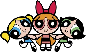 Powerpuff Girls Classic Pose PNG Image