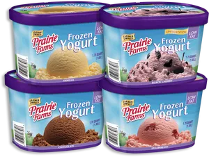 Prairie Farms Frozen Yogurt Variety PNG Image