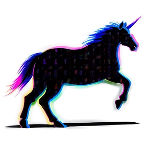 Prancing Unicorn Silhouette Png Vsp PNG Image