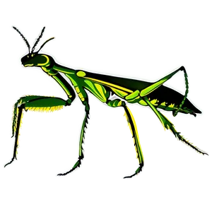 Praying Mantis Silhouette Png Evp PNG Image